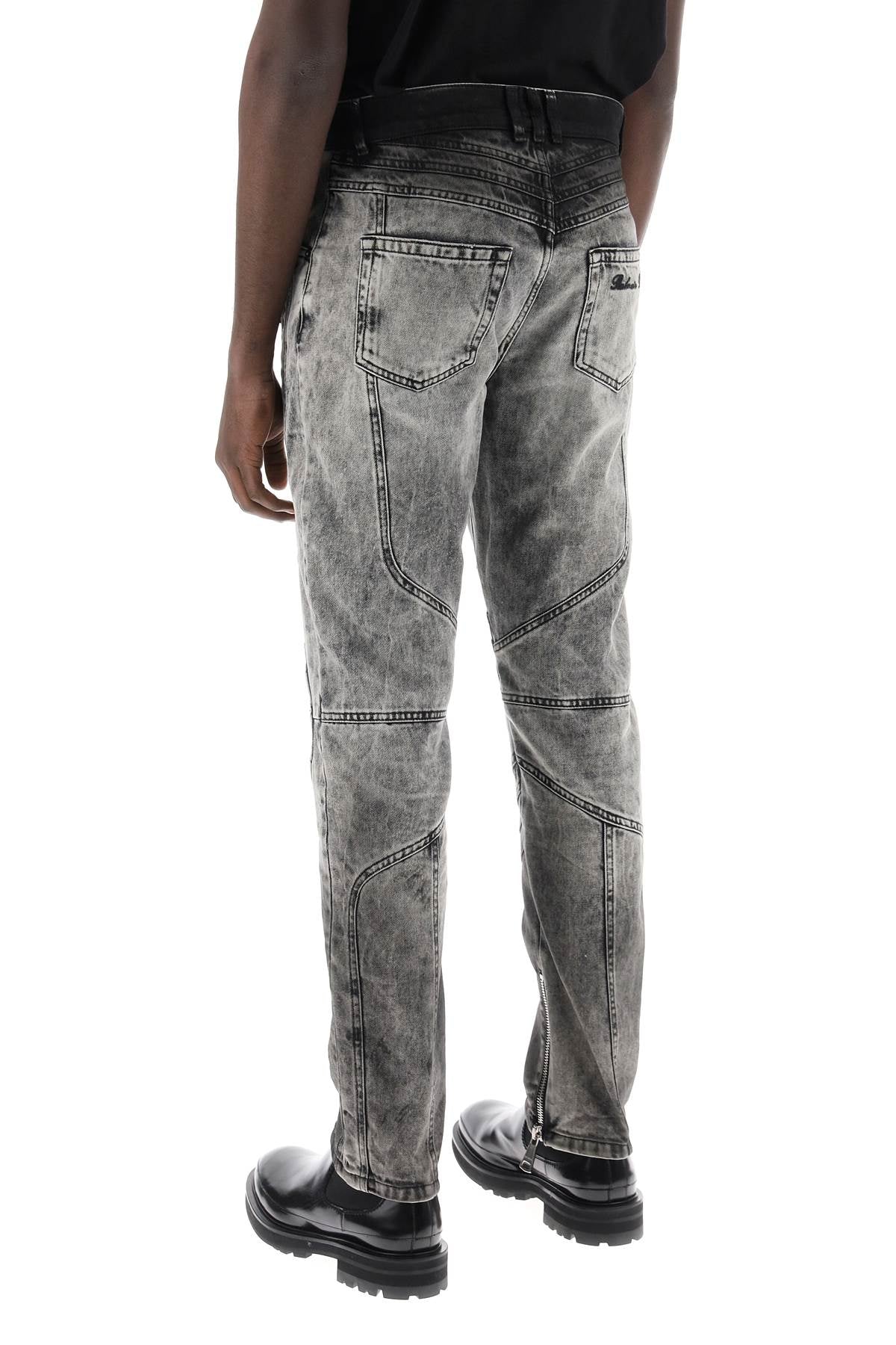 Balmain motor slim fit jeans