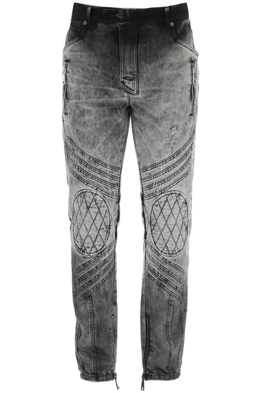 Balmain motor slim fit jeans