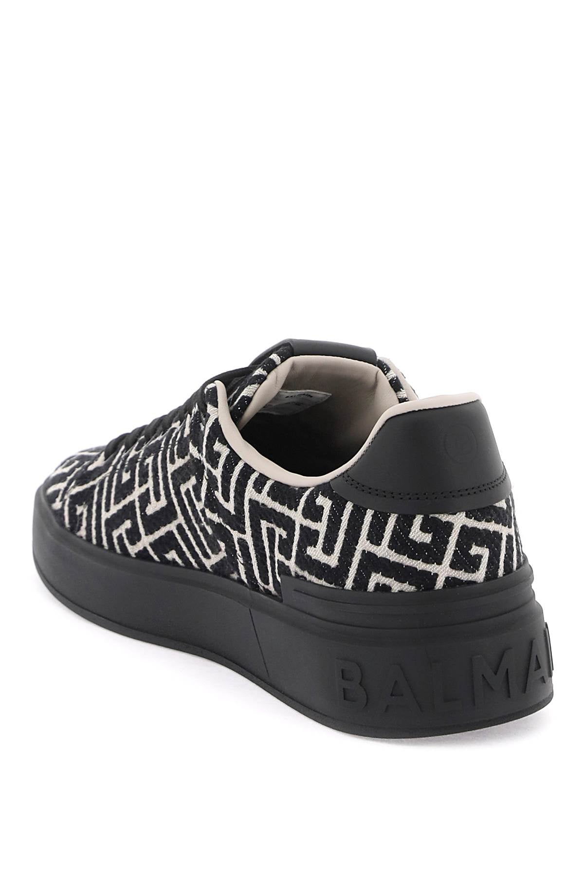 Balmain jacquard b-court sneakers