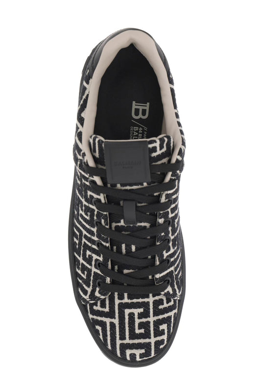 Balmain jacquard b-court sneakers