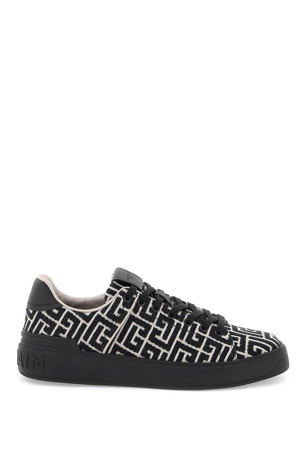 Balmain jacquard b-court sneakers