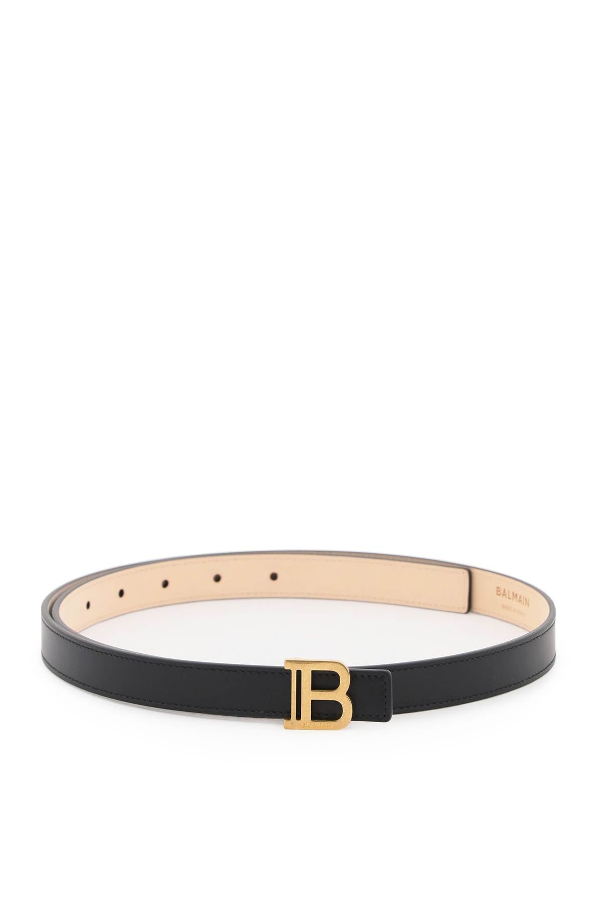 Balmain leather b-belt waist