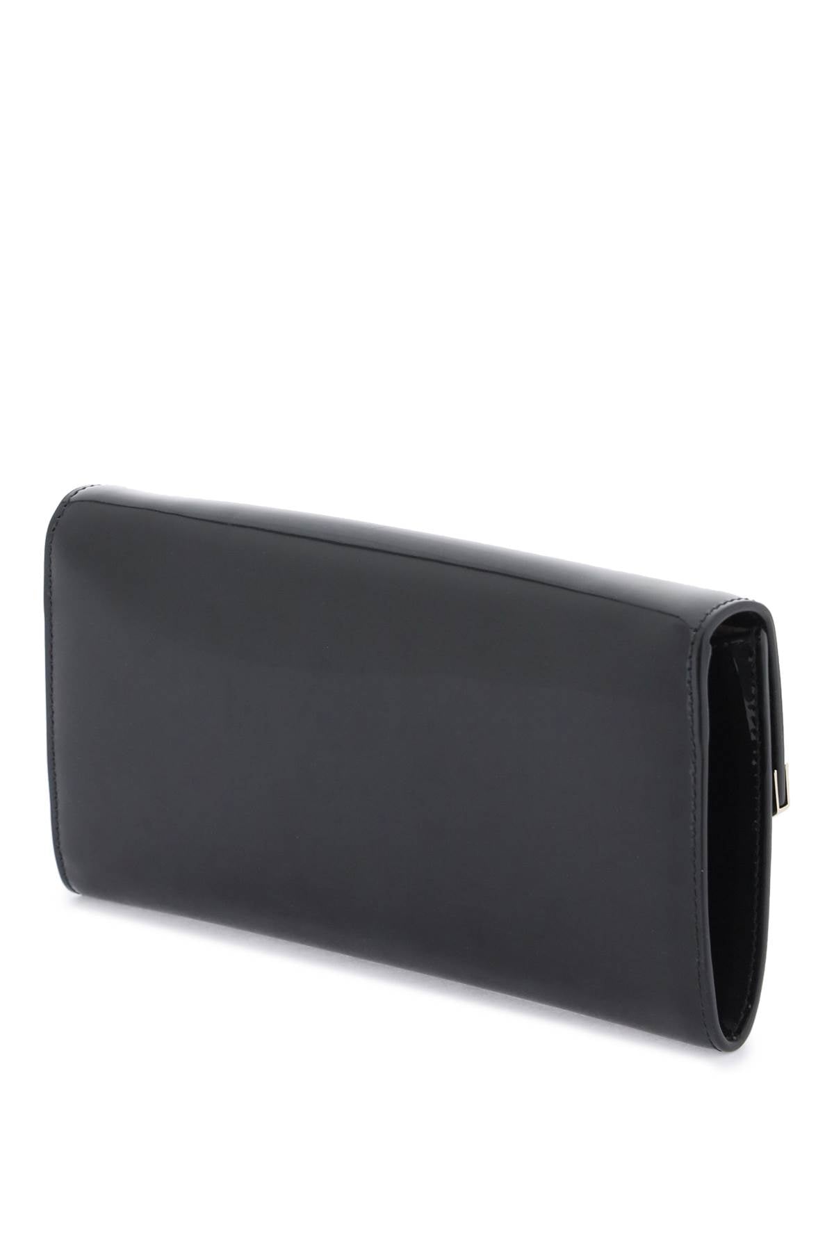 Jimmy choo patent leather emmie clutch