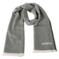 Missoni Plush Zigzag Cashmere Scarf in Gray