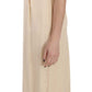 Dolce & Gabbana Silk Column Garterized Sleeve Gown