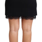 Dolce & Gabbana Elegant High-Waist Lace Mini Skirt
