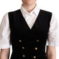 Dolce & Gabbana Elegant Sleeveless Velvet Waistcoat