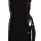 Dolce & Gabbana Elegant Black Wool-Blend Designer Scarf
