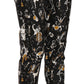 Dolce & Gabbana Elegant High Waist Tapered Silk Pants