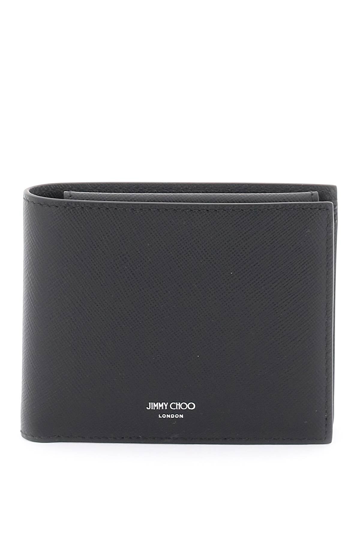 Jimmy choo leather bifold wallet