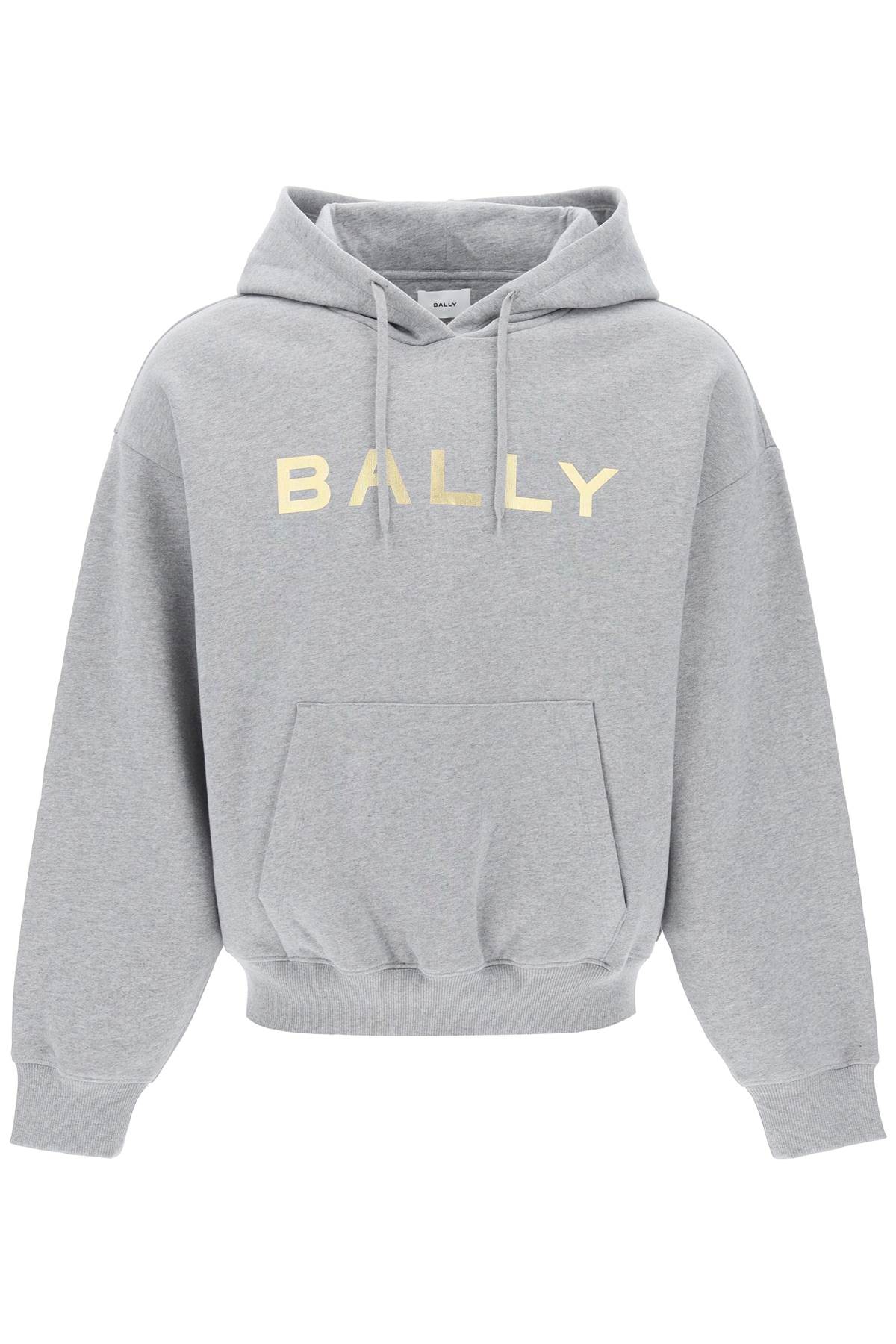 Bally metallic logo hoodie