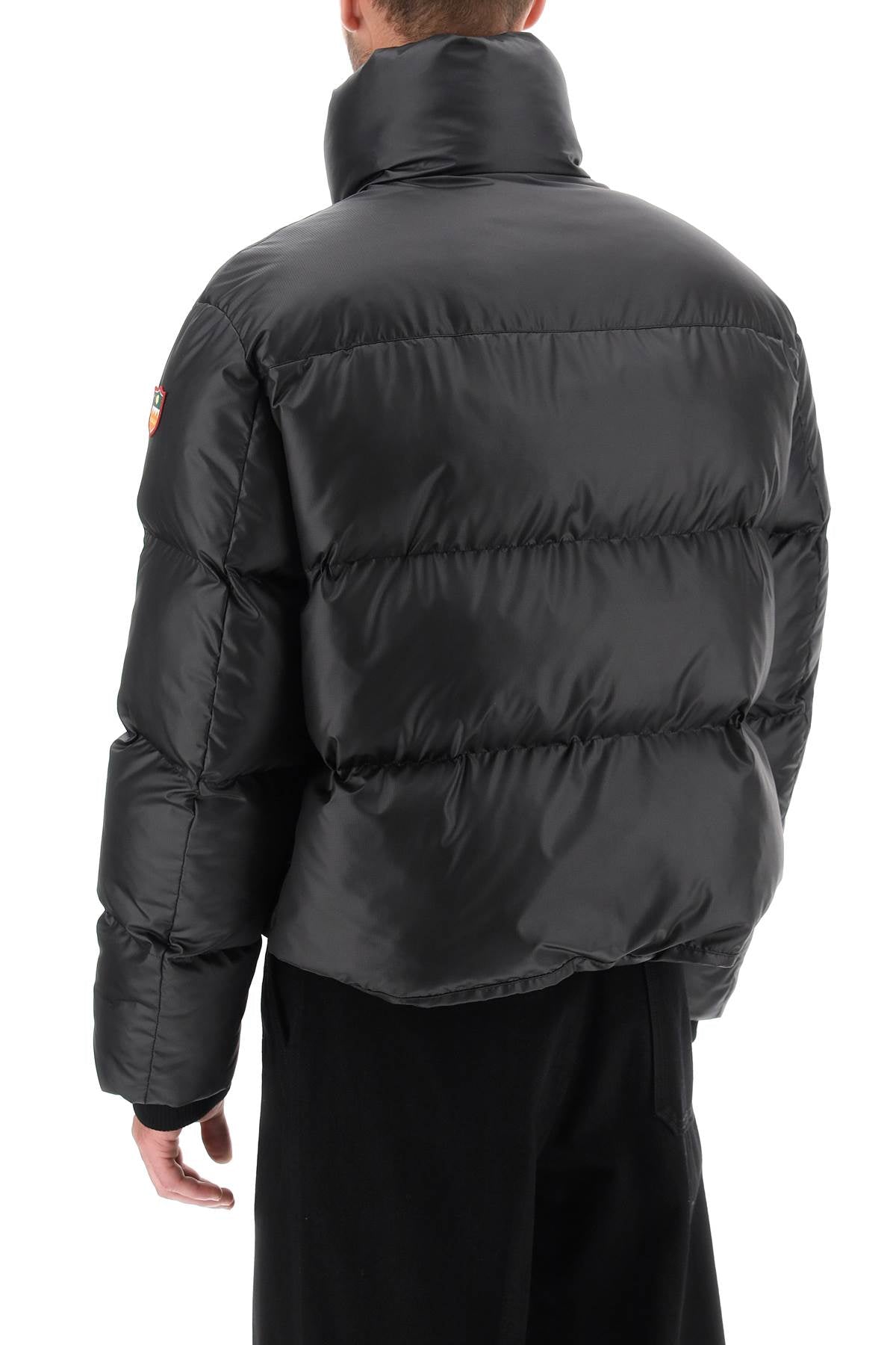 Bally cropped puffer jacket in ripstop