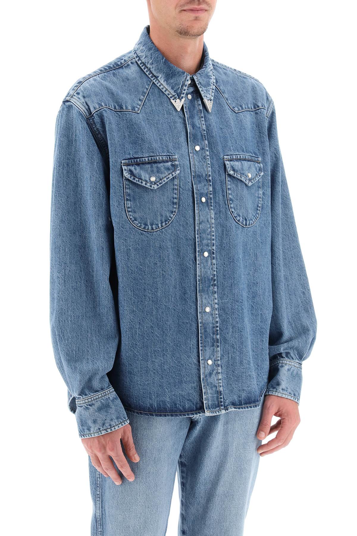 Bally denim wstern shirt