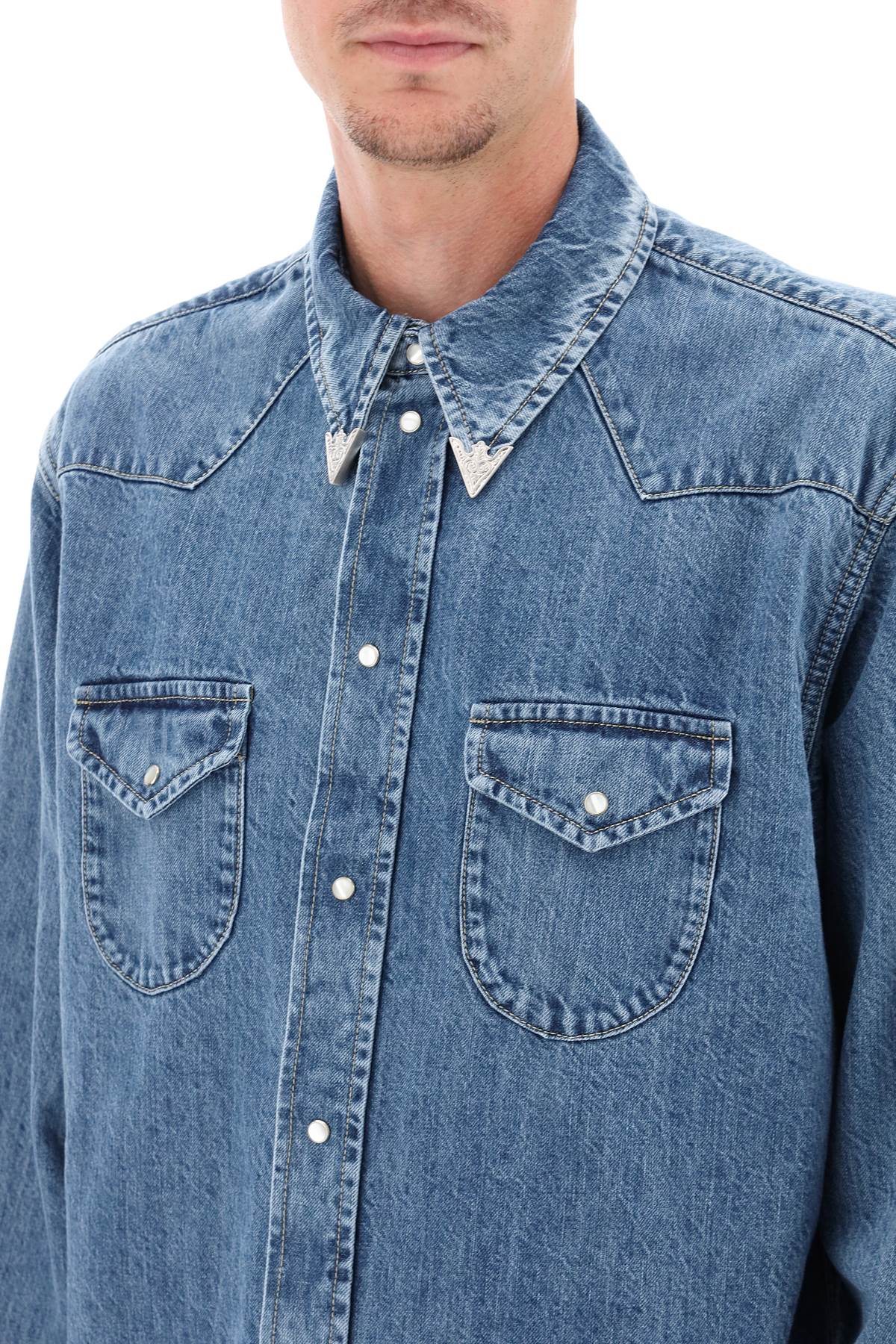 Bally denim wstern shirt