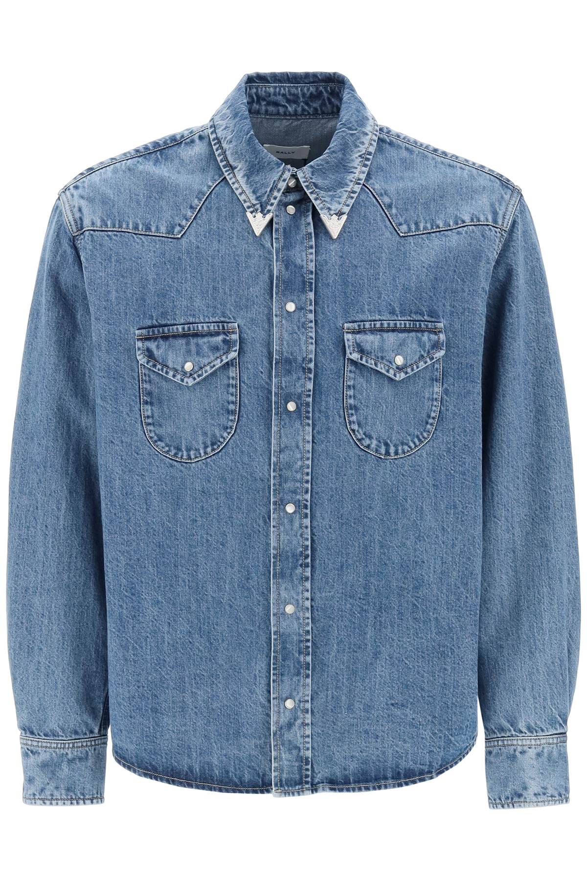 Bally denim wstern shirt