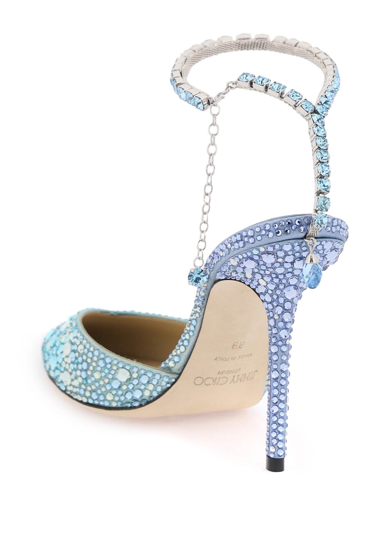 Jimmy choo crystals 'saeda 100' pumps