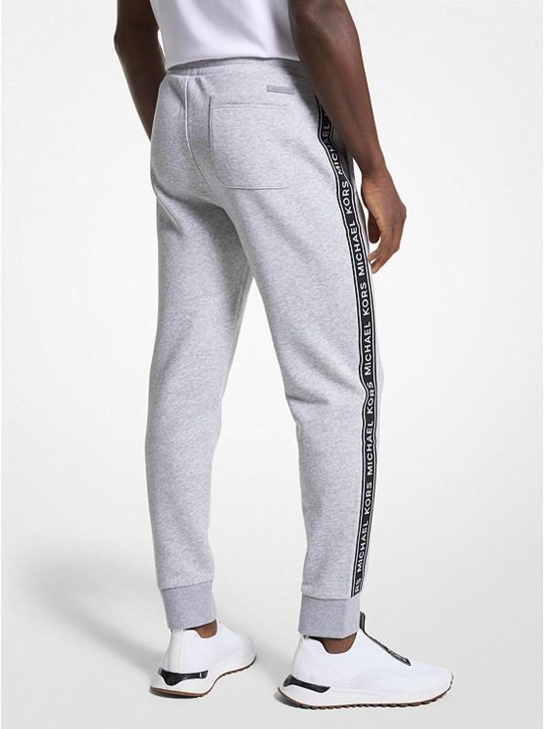 Logo Print Cotton Blend Joggers