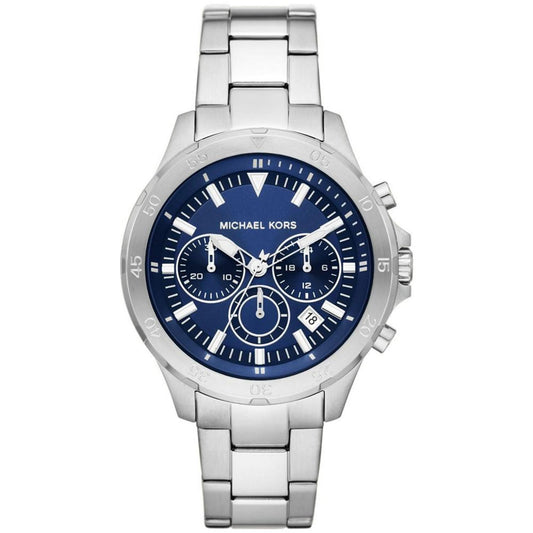 Men's Greyson Chronograph Silver-Tone Stainless Steel Watch 43mm