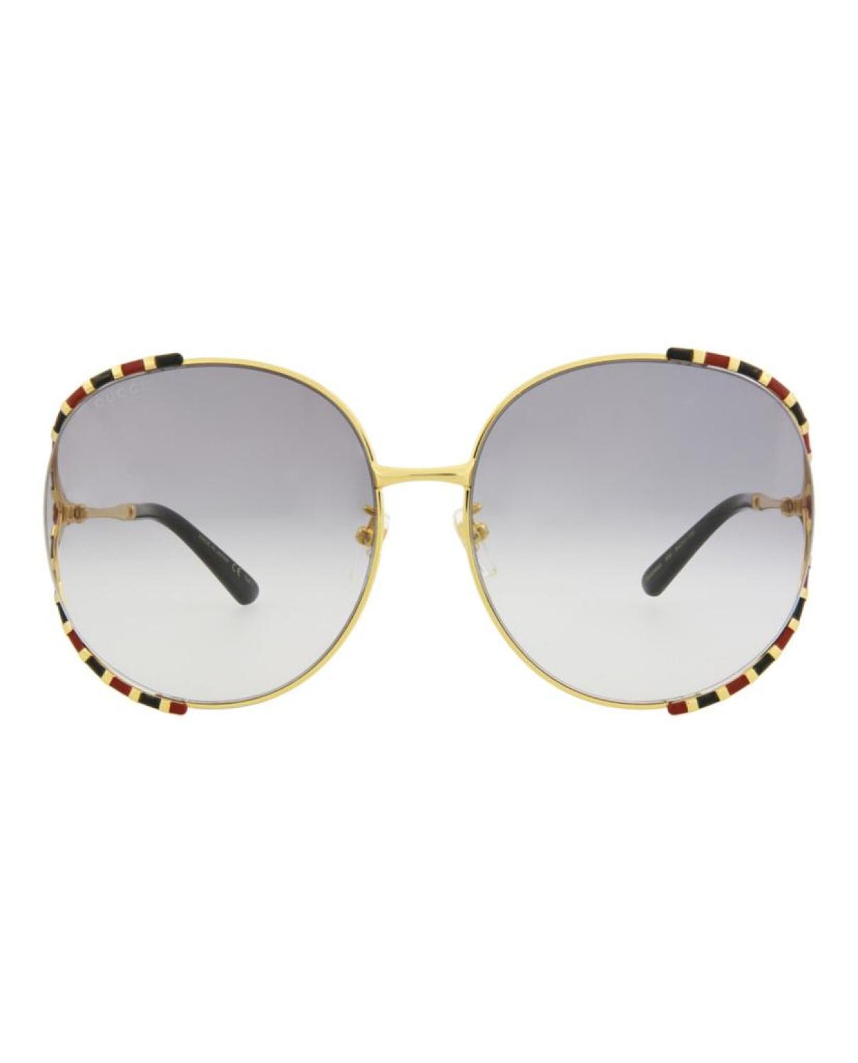 Round-Frame Metal Sunglasses