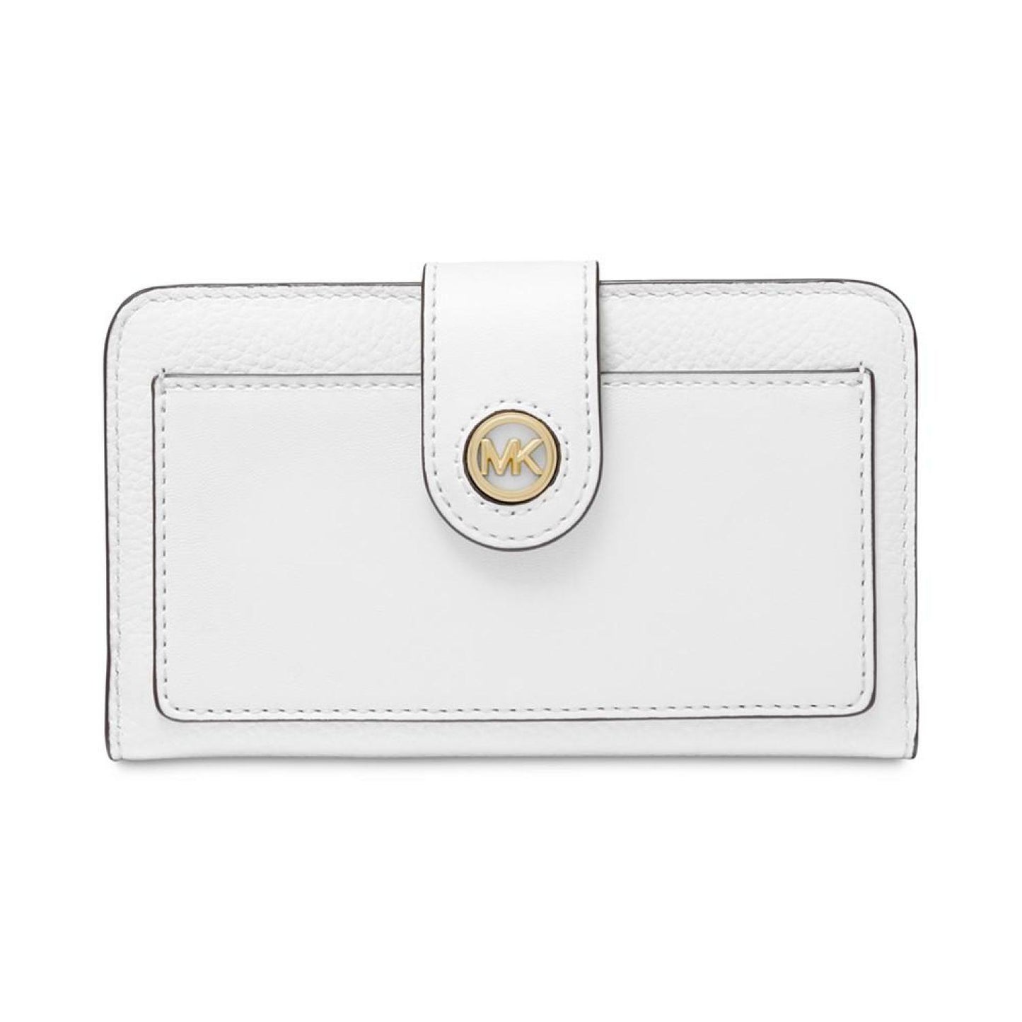 Charm Medium Tab Pocket Leather Bifold Wallet