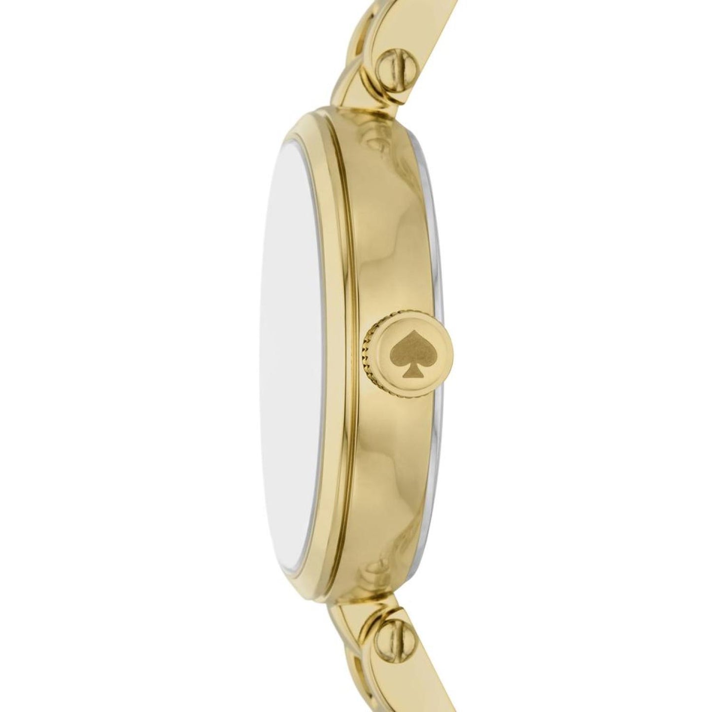 kate spade new york women's holland three-hand, gold-tone stainless steel watch