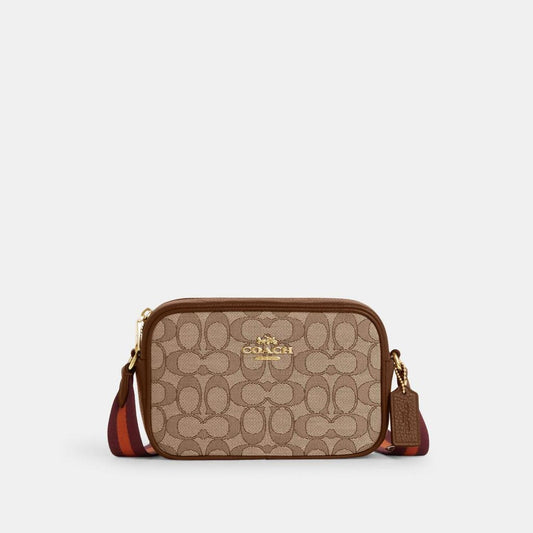 Coach Outlet Mini Jamie Camera Bag In Signature Jacquard