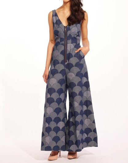 Axella Jumpsuit In Atomic Denim