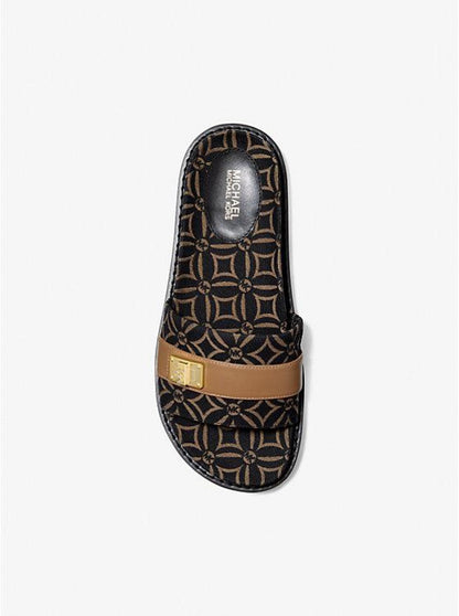 Padma Logo Jacquard Slide Sandal