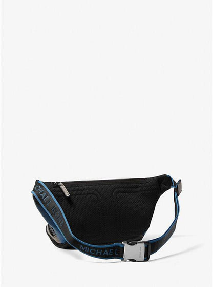 Cooper Embroidered Two-Tone Logo and Leather Belt Bag