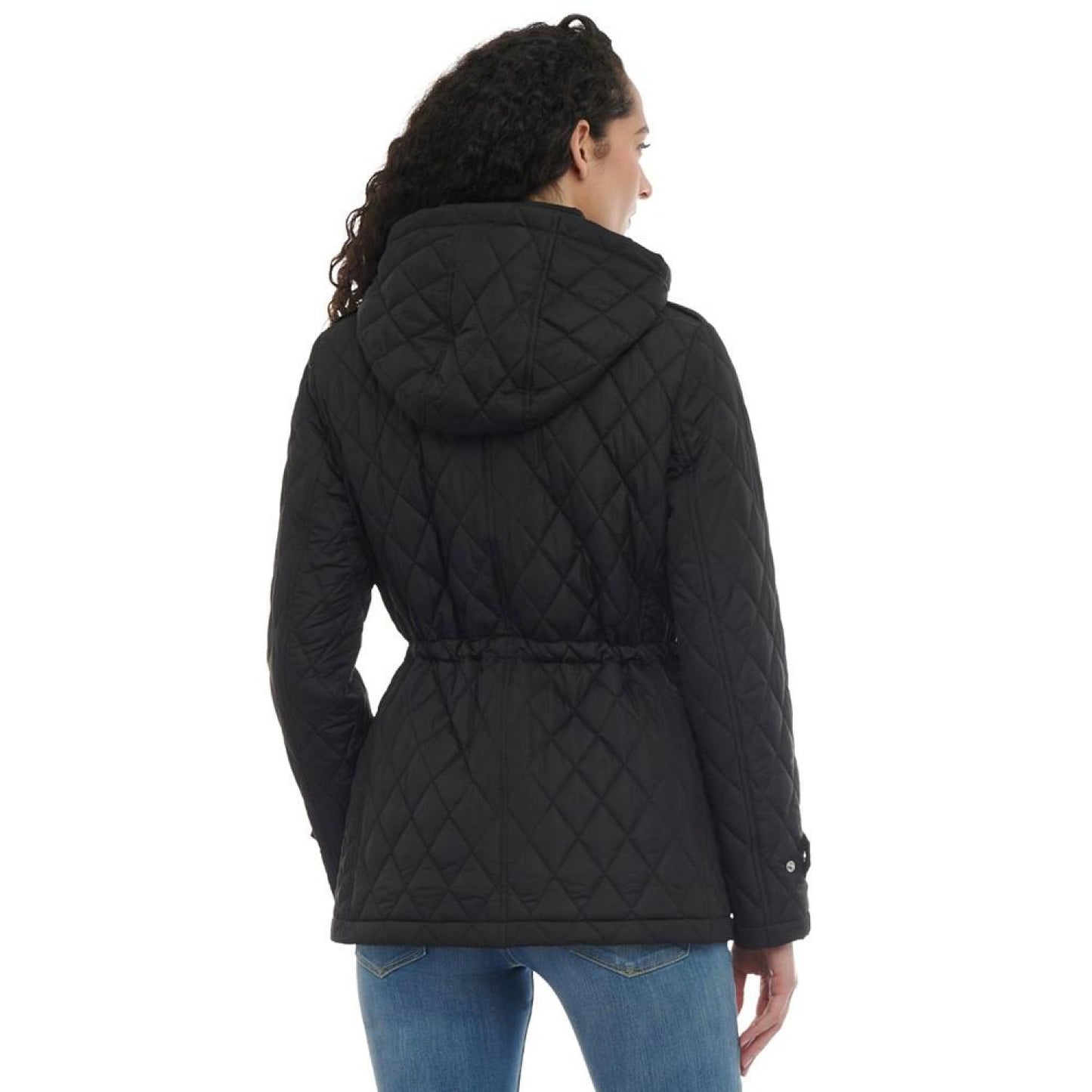 Women's Quilted Hooded Anorak Coat