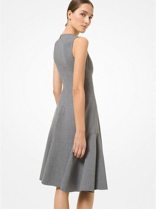 Stretch Crepe Sheath Dress