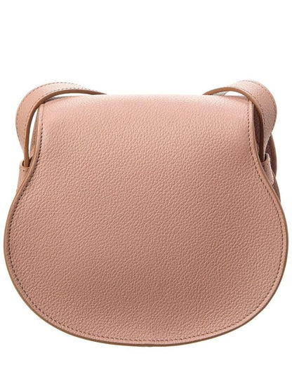 Chloé Marcie Small Leather Saddle Bag