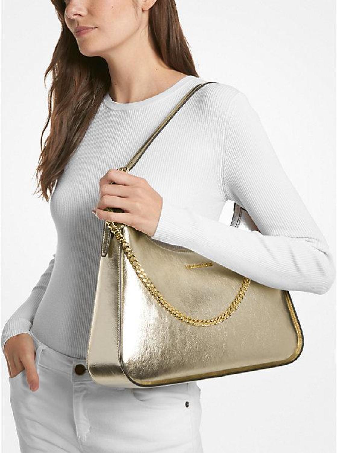 Wilma Large Metallic Shoulder Bag