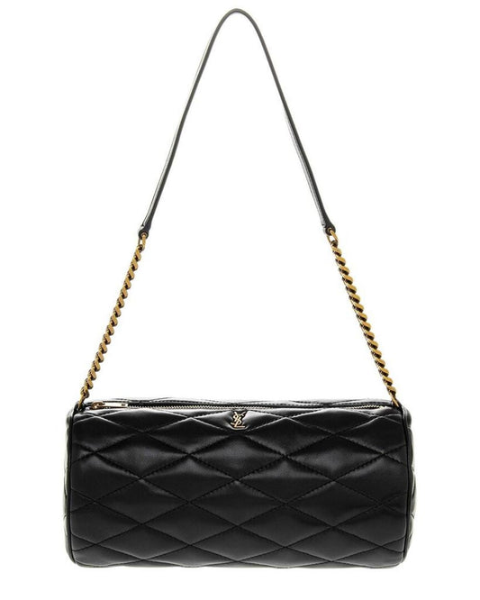 Saint Laurent Sade Small Leather Tube Bag