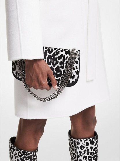 Christie Mini Leopard Print Calf Hair and Leather Envelope Bag