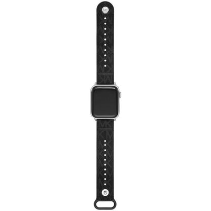 Women's Black Rubber Apple Watch Band, 38mm or 40mm