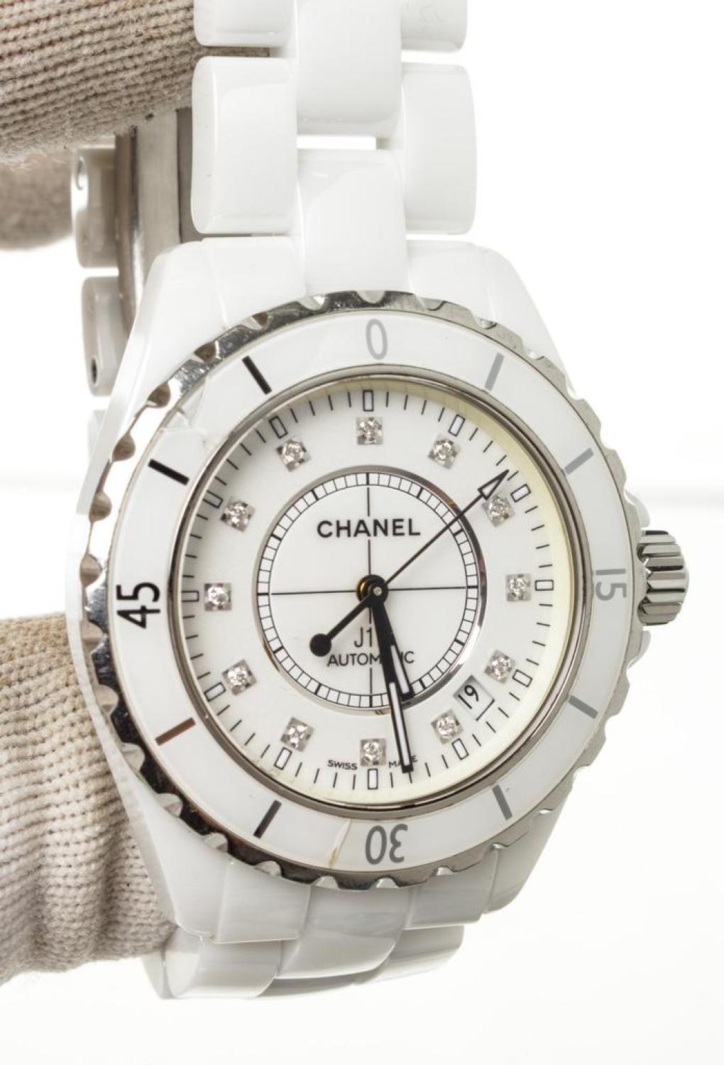 Chanel White Ceramic Watch