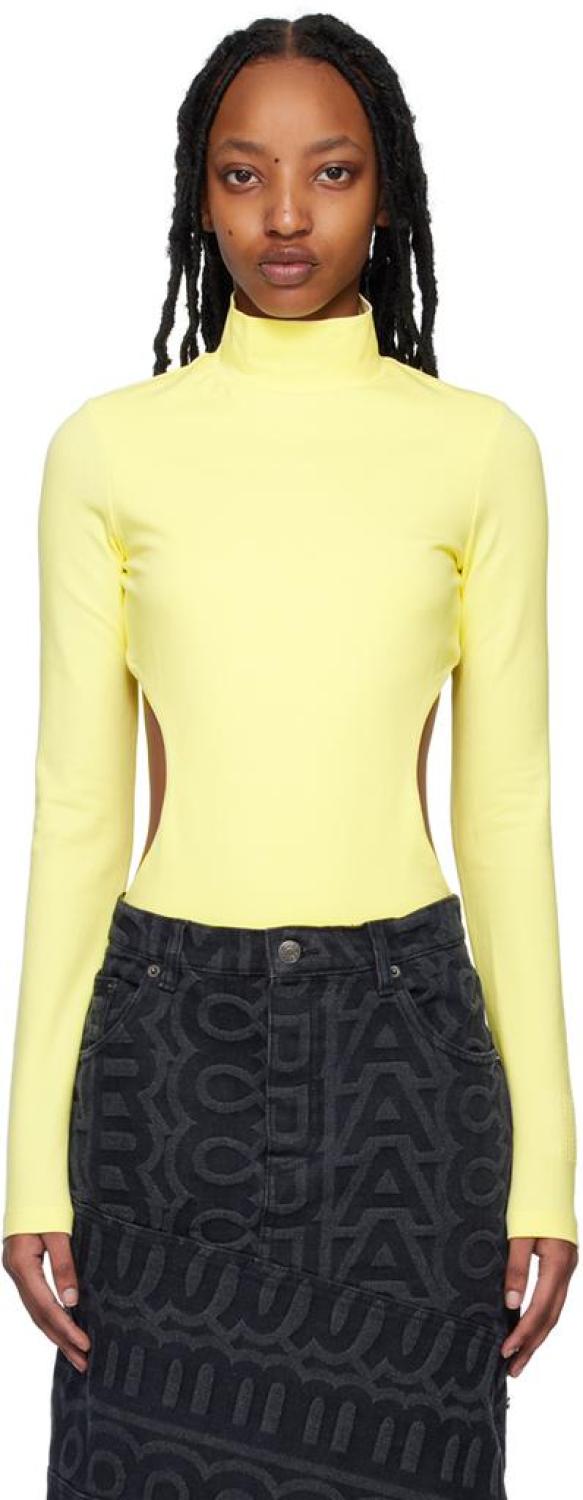 Yellow 'The Cutout' Bodysuit