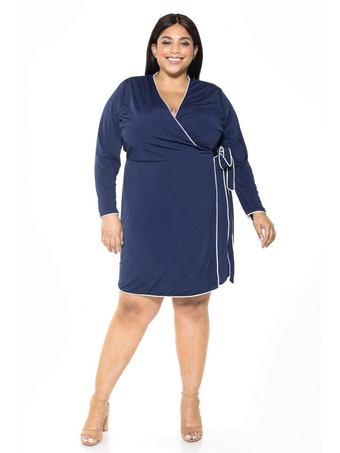 Amelia Wrap Dress - Plus Size