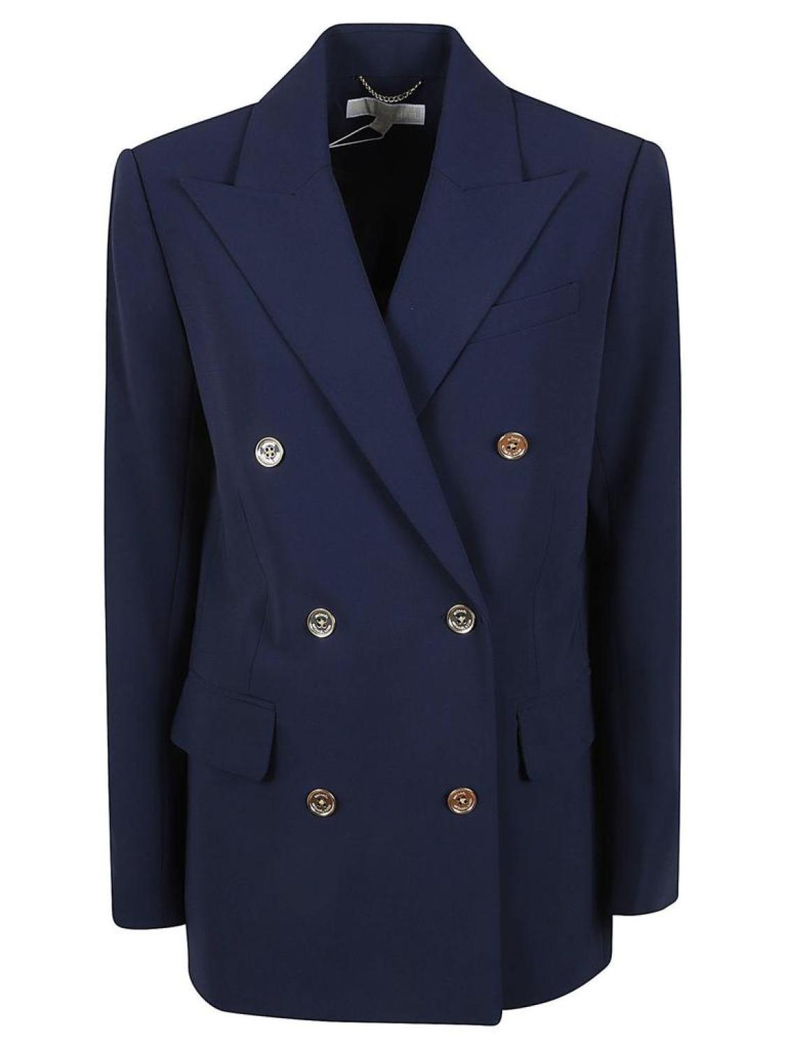 Michael Michael Kors Double-Breasted Long-Sleeved Blazer