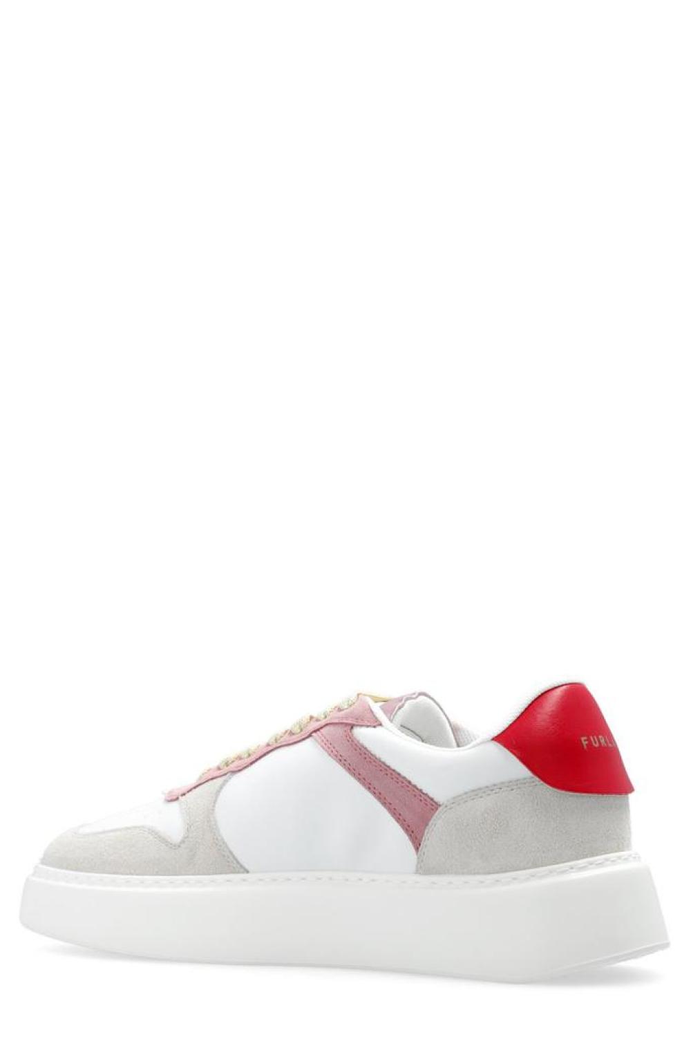 Furla Logo-Perforated Low-Top Sneakers