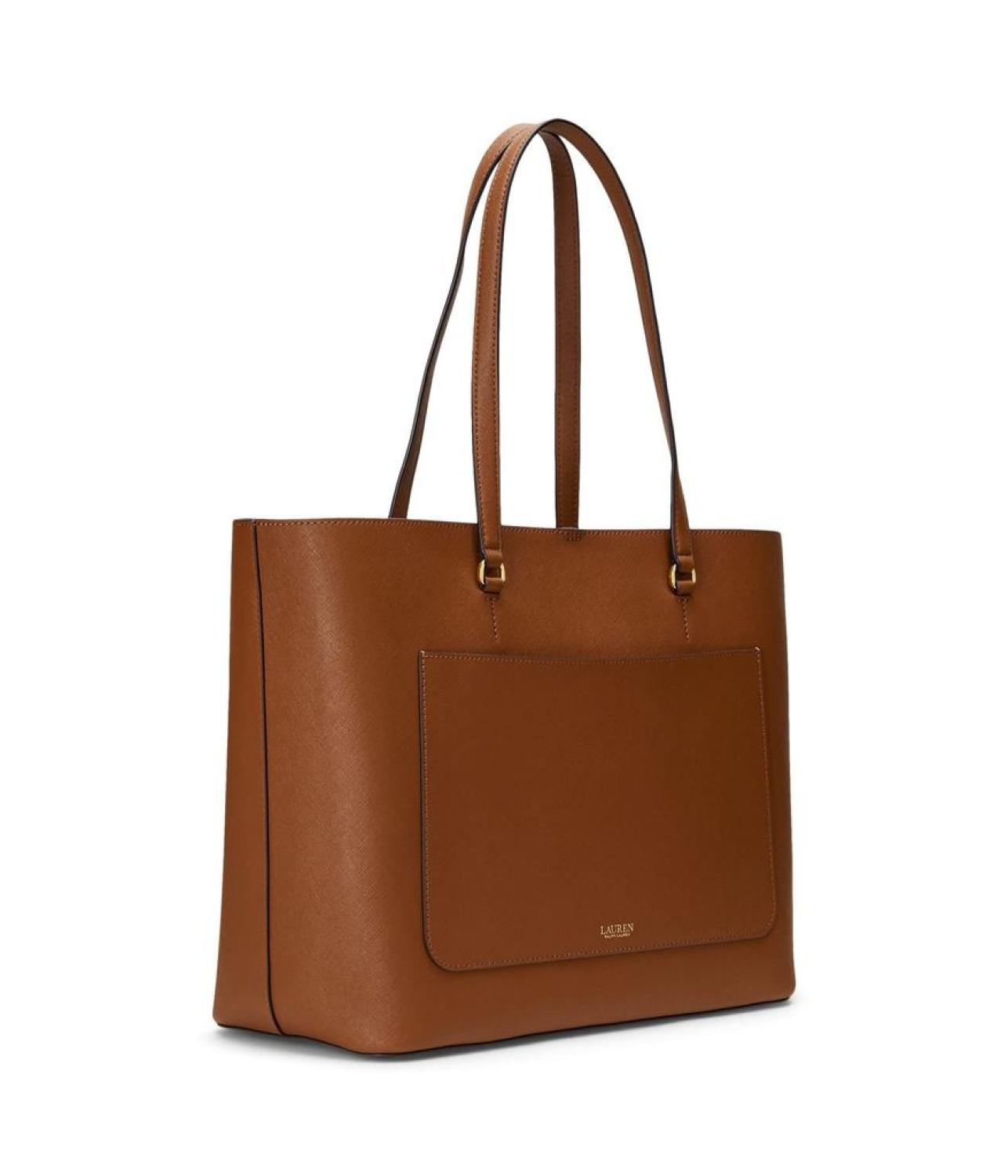 Crosshatch Leather Large Karly Tote