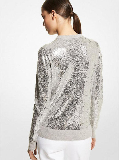 Sequined Cashmere Sweater