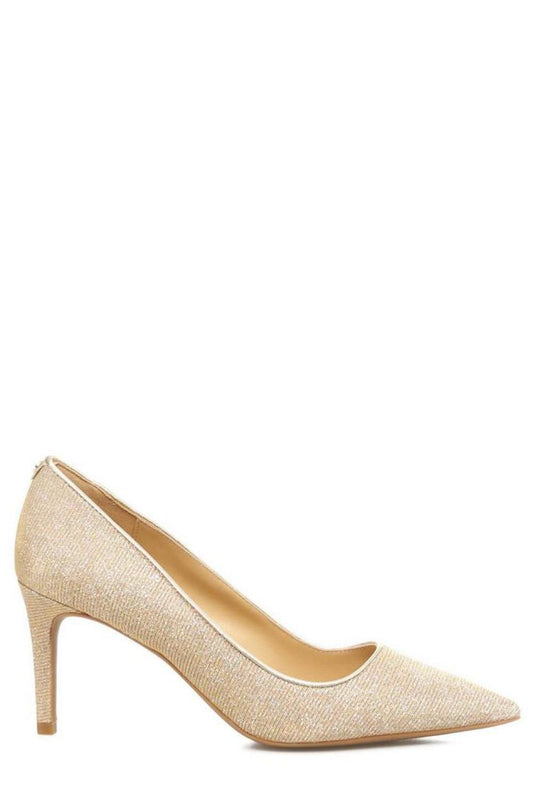 Michael Michael Kors Glittered Pointed Toe Pumps