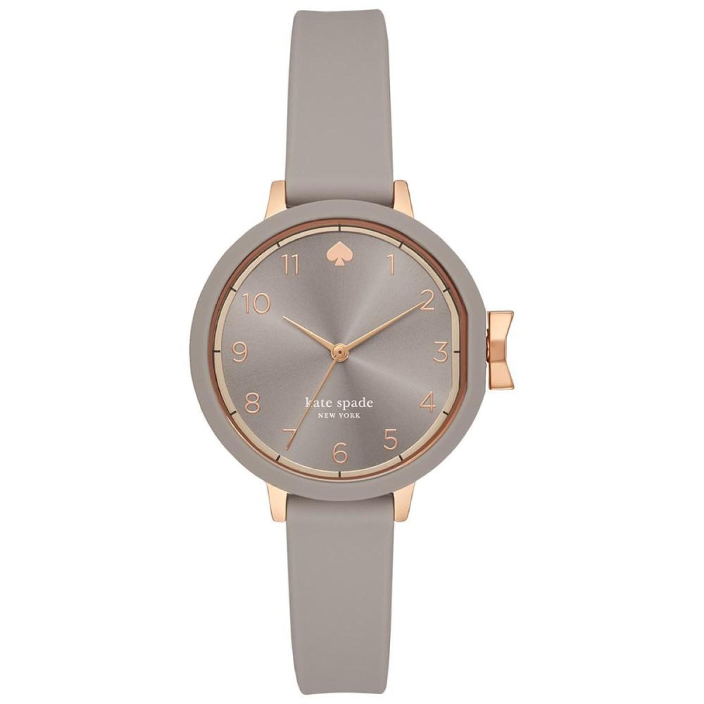 Women's Park Row Gray Silicone Strap Watch 34mm