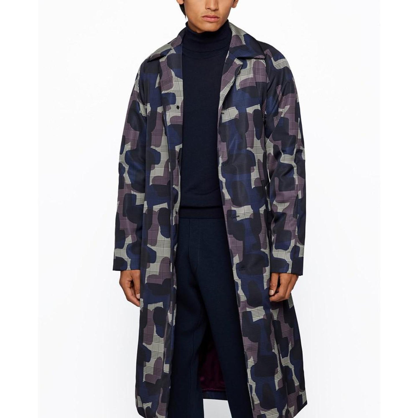 Men's Camouflage-Print Coat