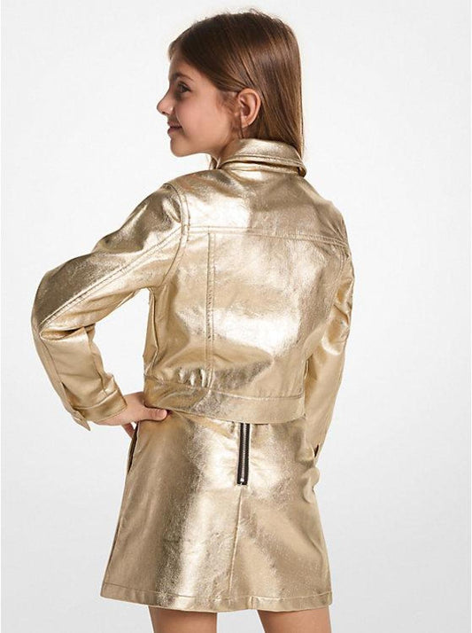 Metallic Moto Jacket