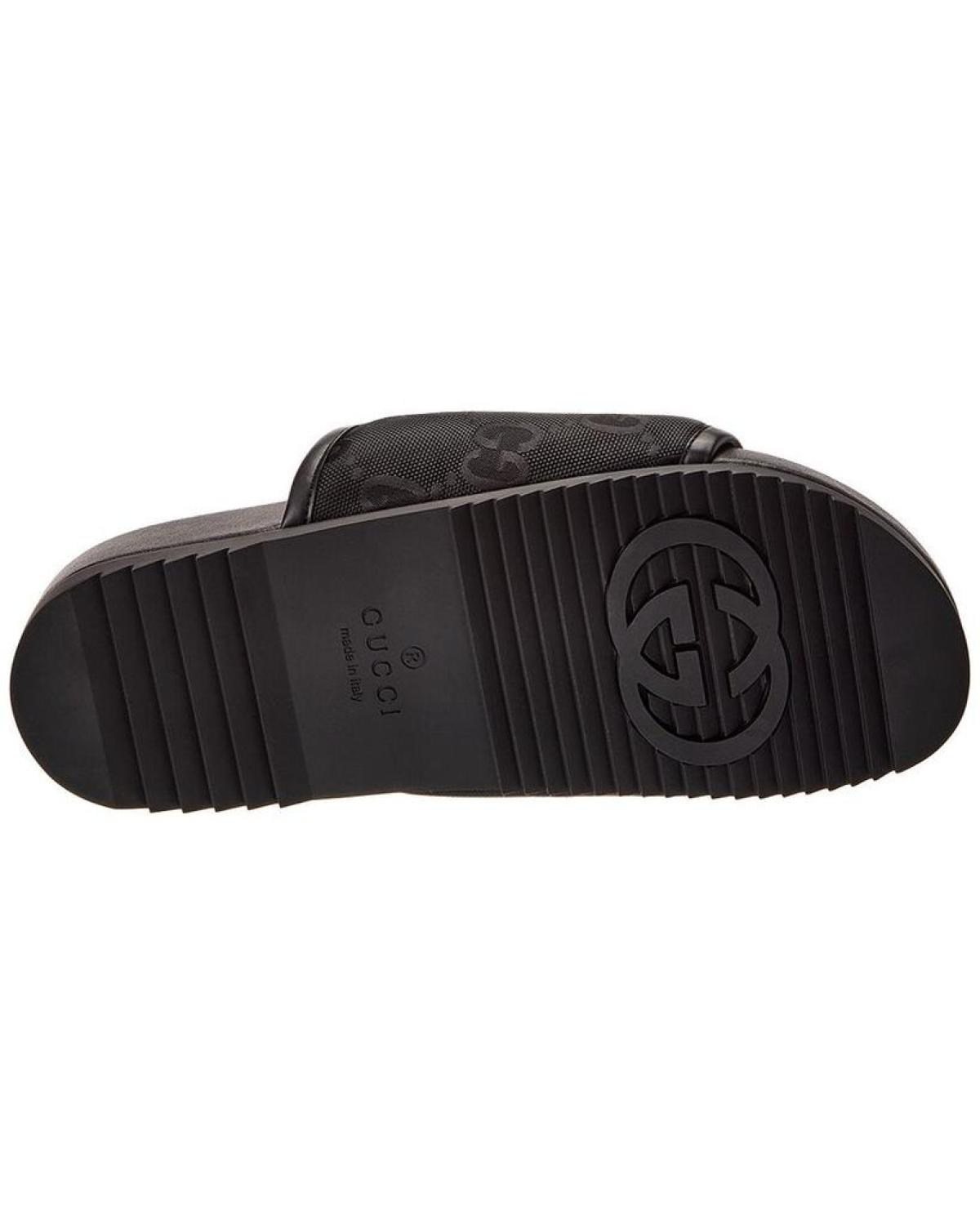 Gucci Jumbo GG Canvas Slide