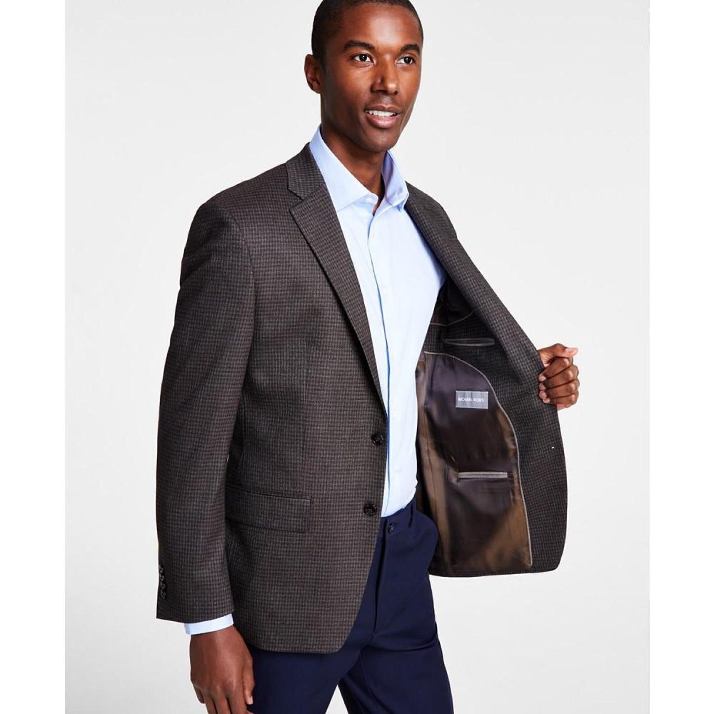 Men's Classic-Fit Stretch Check Sport Coat