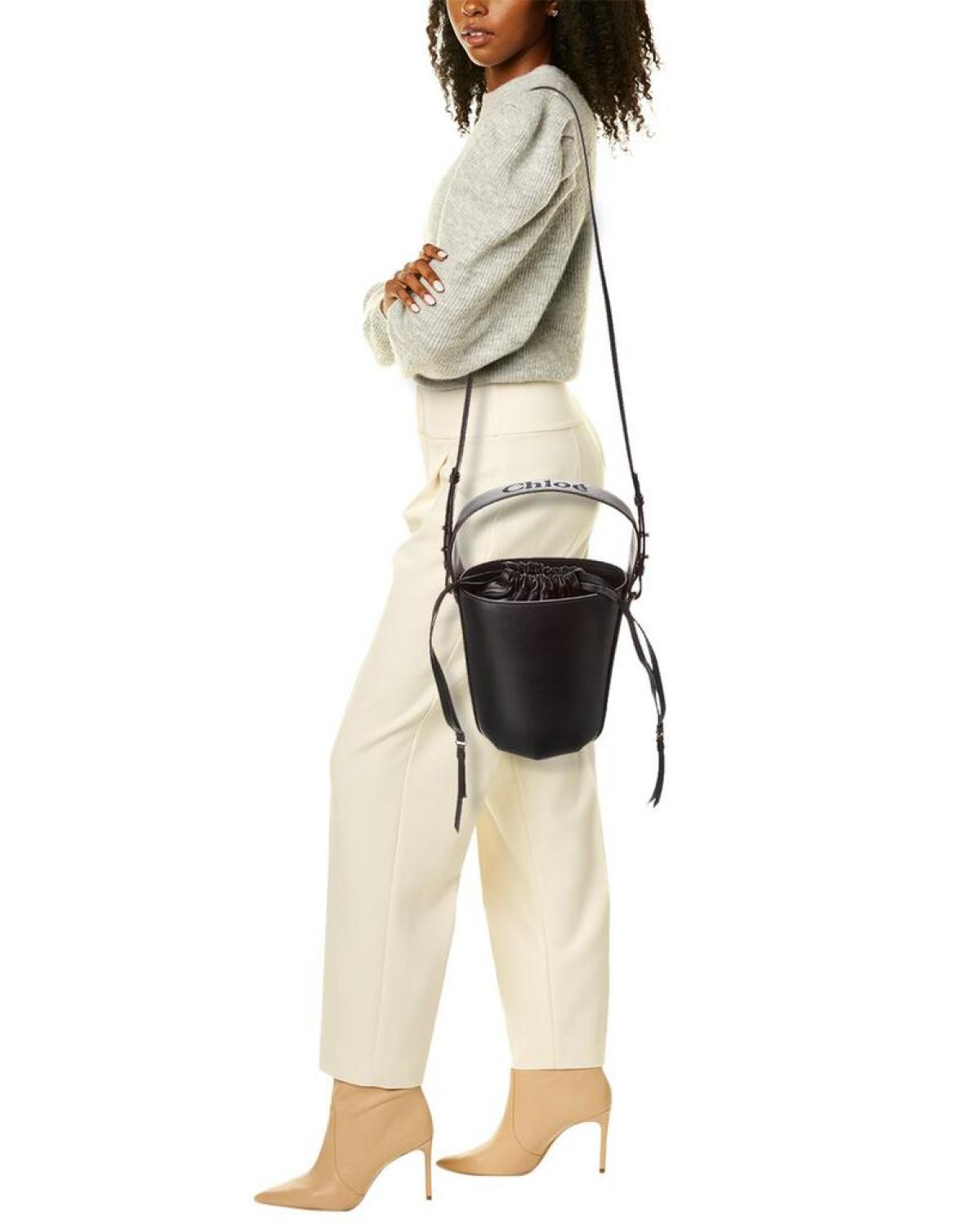 Chloé Sense Leather Bucket Bag